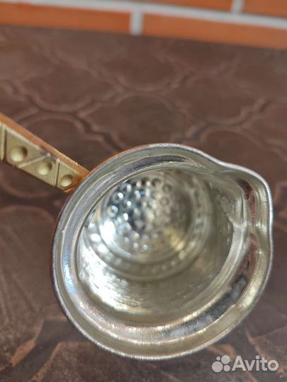 Джезва турка кофеварка 100 мл Турция медь оригинал