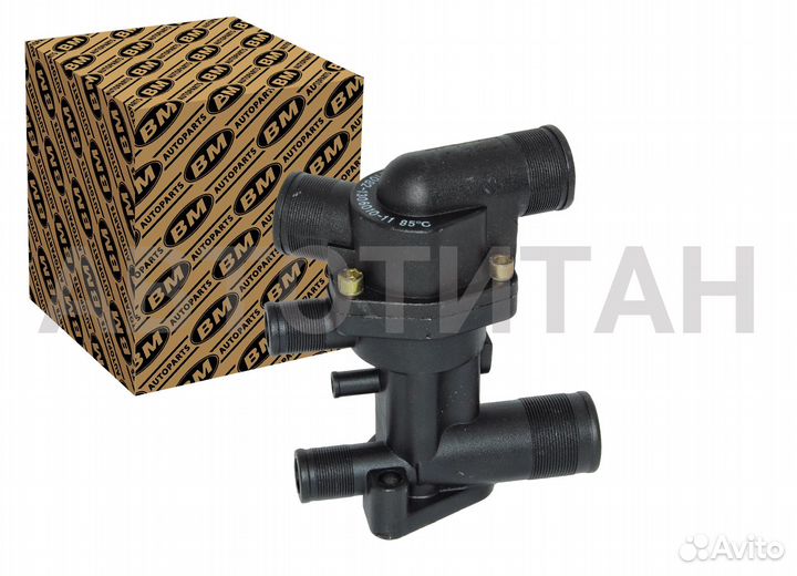 Термостат в сборе 85 C ваз 2110-2112 BM TS2110