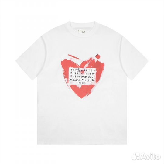 Футболка Maison Margiela Heart tee