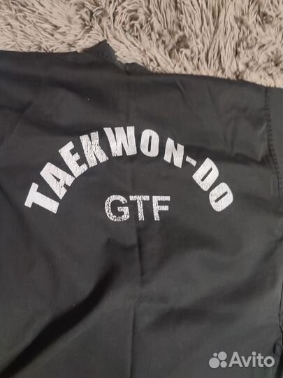 Добок для тхэквондо чёрный 160