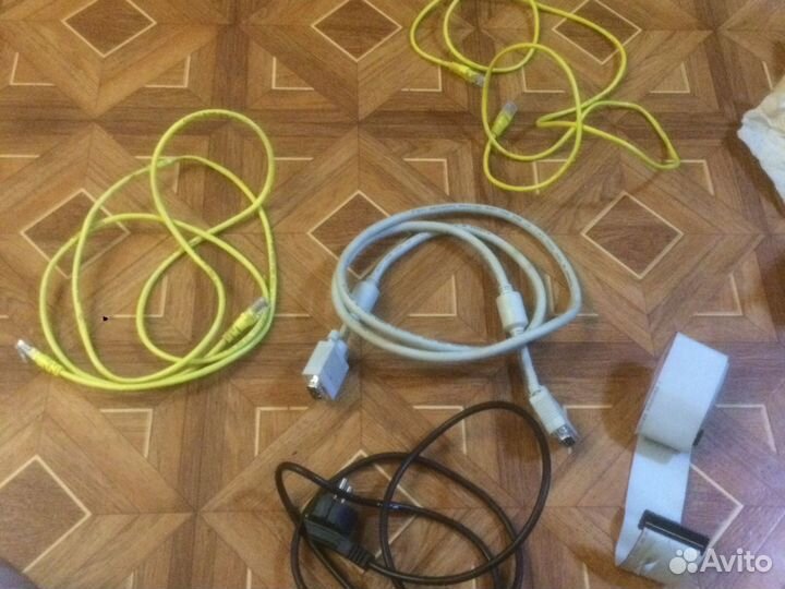 Шлейф ide, rj45, кабель vga