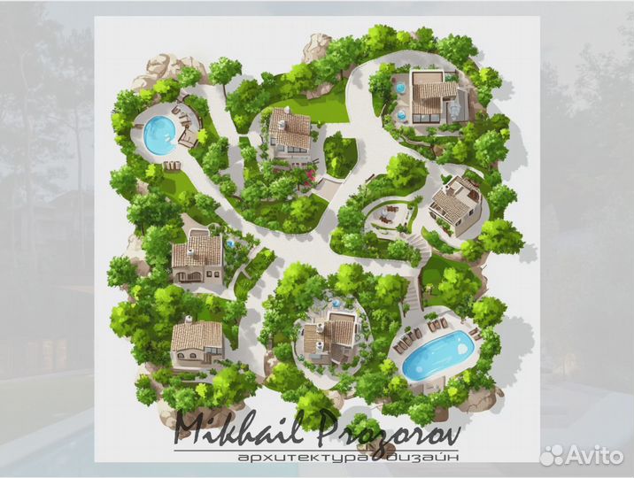 Ландшафтный дизайнер. Визуализация и чертежи