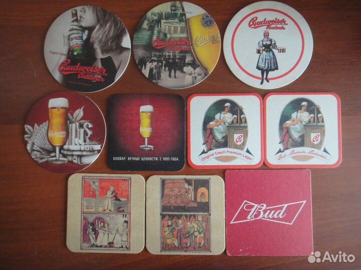 Набор бирдекелей Budweiser