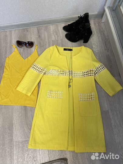 Топ, тренч, ботильоны
