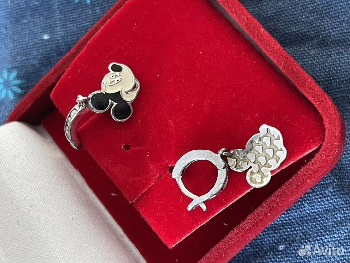 Серебряные серьги детские 925 пробы