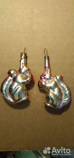 Елочные игрушки СССР