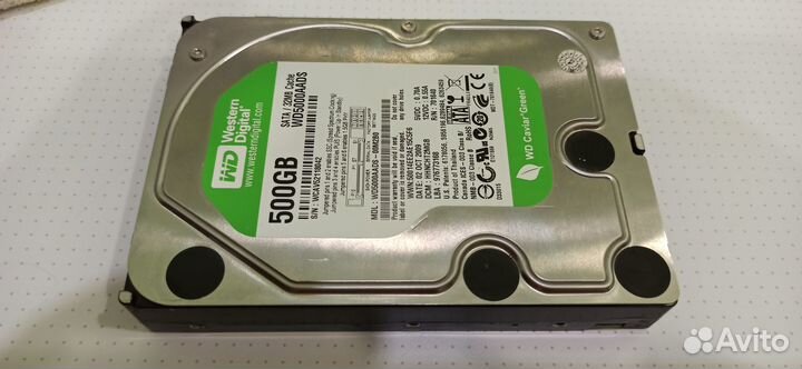 Жесткий диск 500 Гб SATA