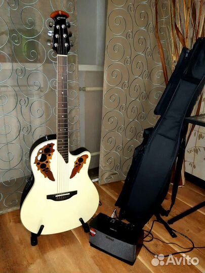 Электроакустическая гитара Ovation+Roland Cube