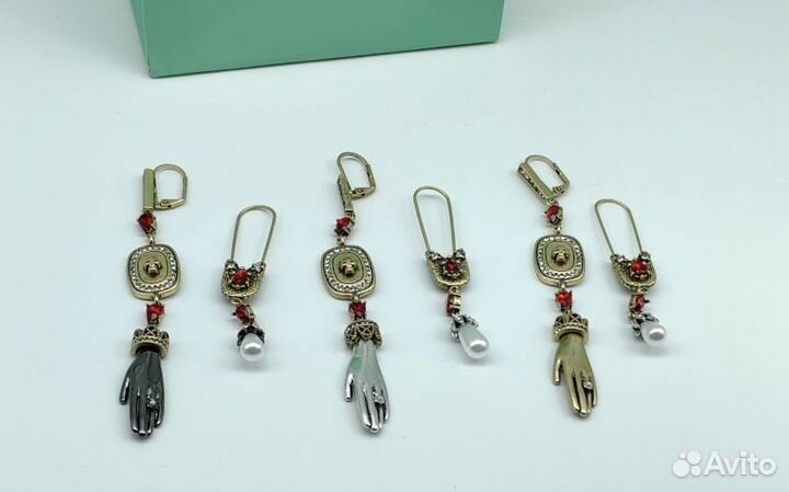 Alexander mcqueen серьги