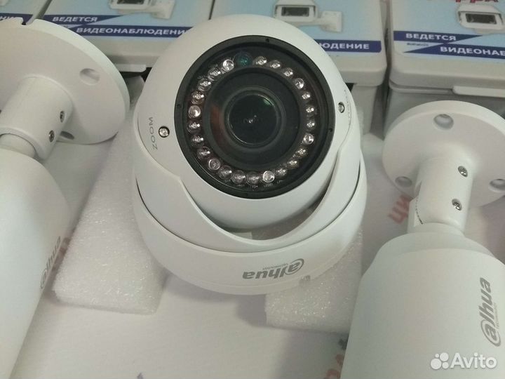 12 Камер видеонаблюдения 4Мп регистратор Dahua