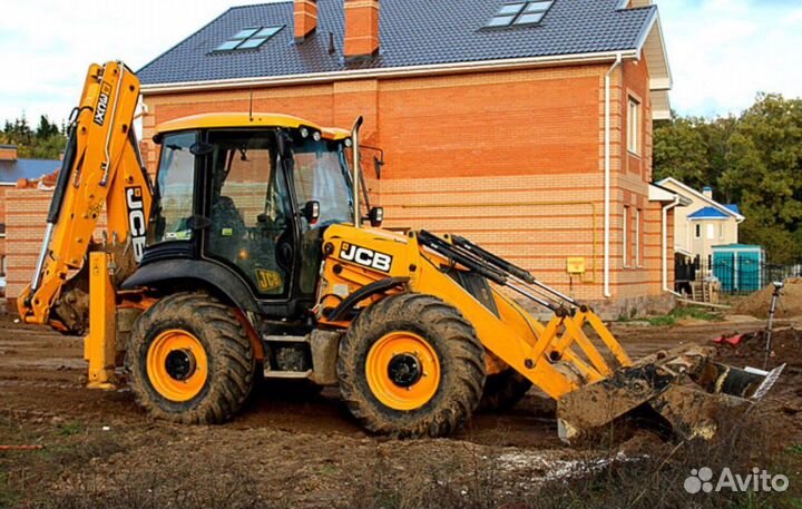 Аренда услуги экскаватора погрузчика. Вывоз снега