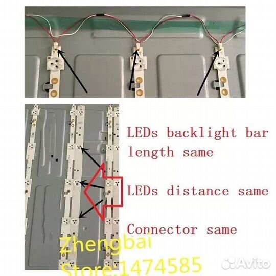 Модули LED светодиодной подсветки тв samsung