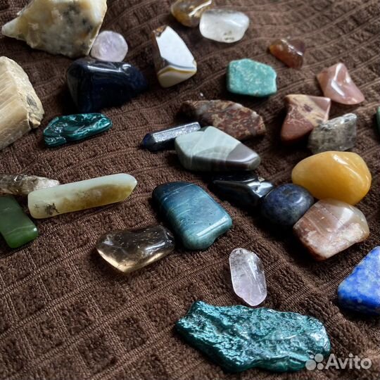 Коллекция минералов натуральные камни