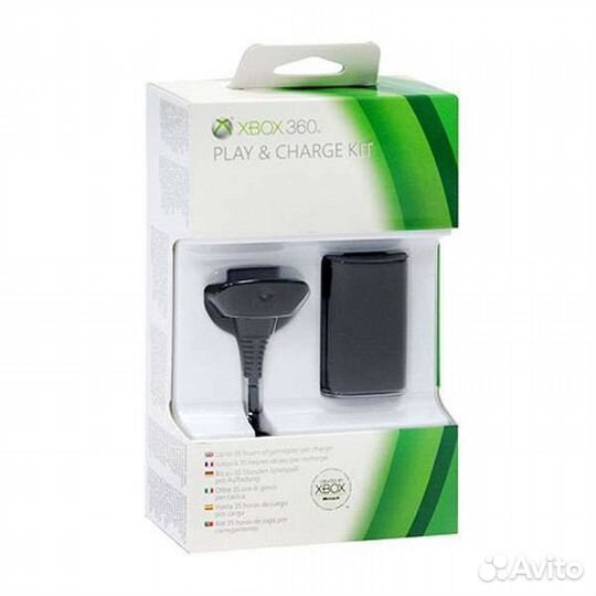 Зарядный комплект Play & Charge Kit (Xbox 360)