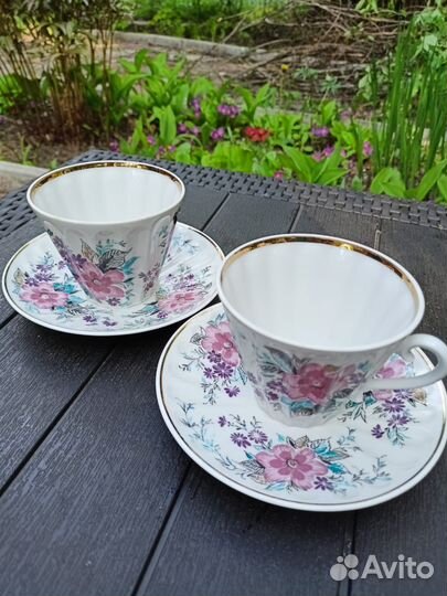 Чашка с блюдцем,фарфор СССР