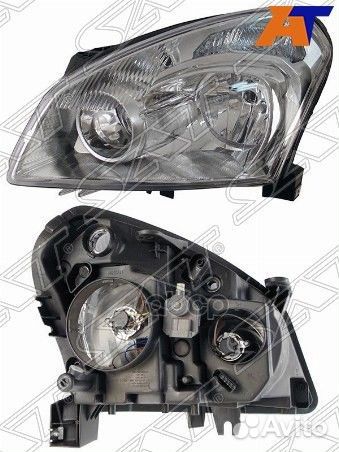 Фара nissan qashqai/dualis 06-10 LH галоген, с