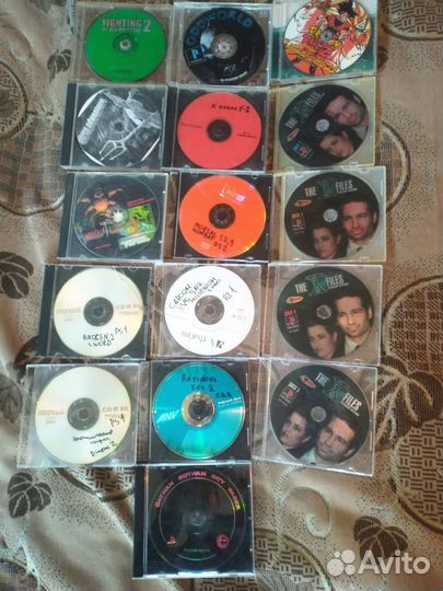 Диски 50 штук пс1(штамповка и болванки), б/у