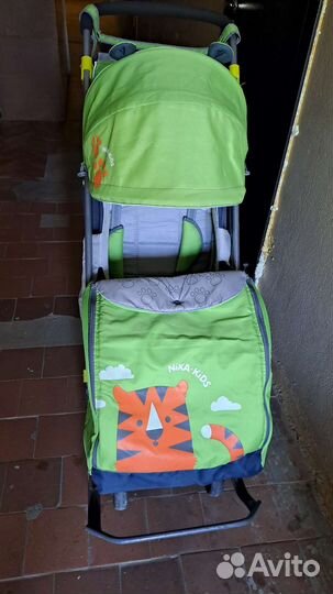 Детские санки коляска ника