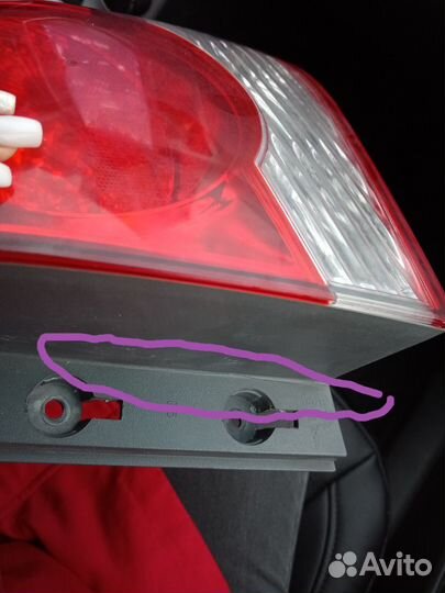 Задние фары на chevrolet cruze