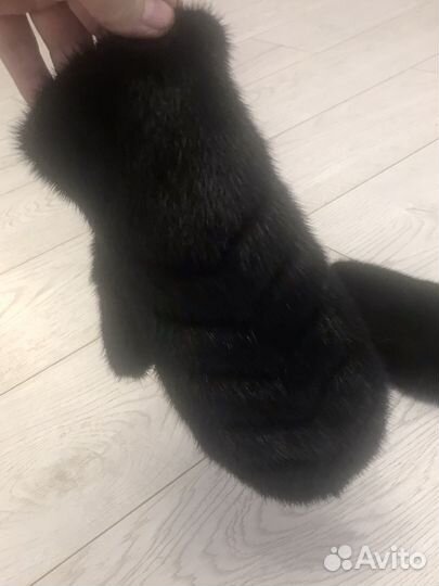 Варежки из норки