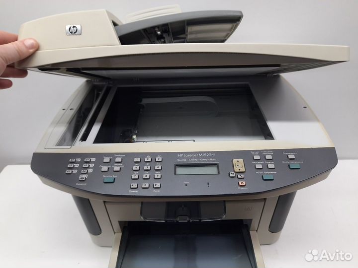 Лазерное мфу HP LaserJet M1522nf. Новый картридж