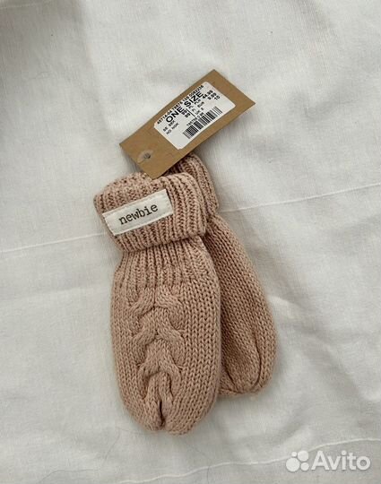 Варежки рукавицы Newbie KappAhl 0-6-12 мес новые