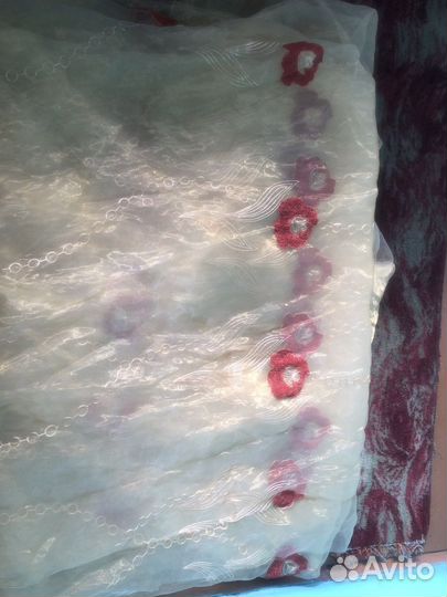 Тюль штора новая