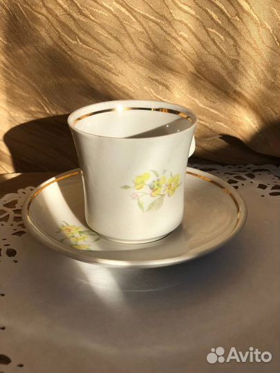 Кофейный сервиз Владивостокский фарфоровый завод