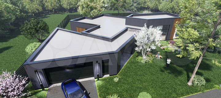 Коттедж 187 м² на участке 11,7 сот.