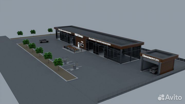 Мойка самообслуживания 1 пост