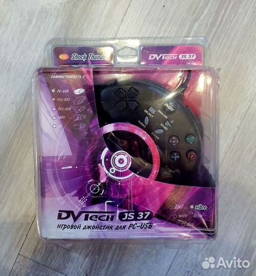 Игровой джостик для компьютера PC DVTech JS 37