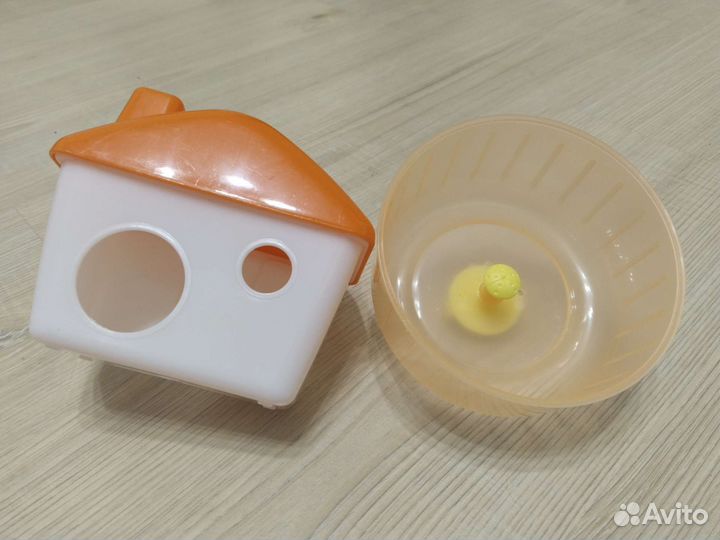 Колесо и домик для хомяка, новые