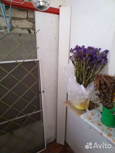 Полка железная новая 170см*14см белая Уфа