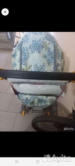 Детские санки коляска ника