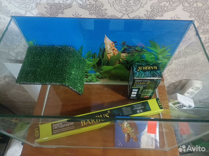 Аквариум 20л с черепашкой