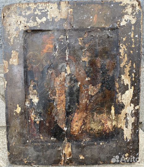 Икона Воскресение Сошествие в Ад 17 век