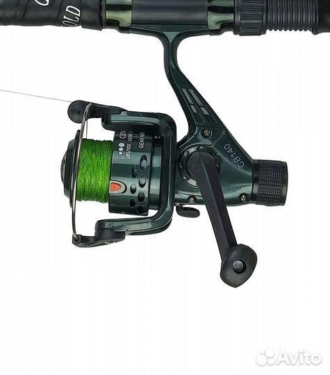 Спиннинг Wolf длина 2,70м, т. 50-100гр, оснащенный