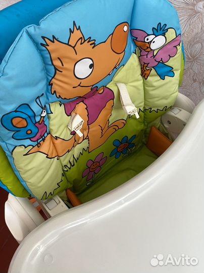 Стульчик для кормления chicco polly