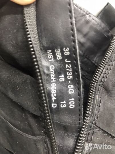 Полусапоги натуральная кожа