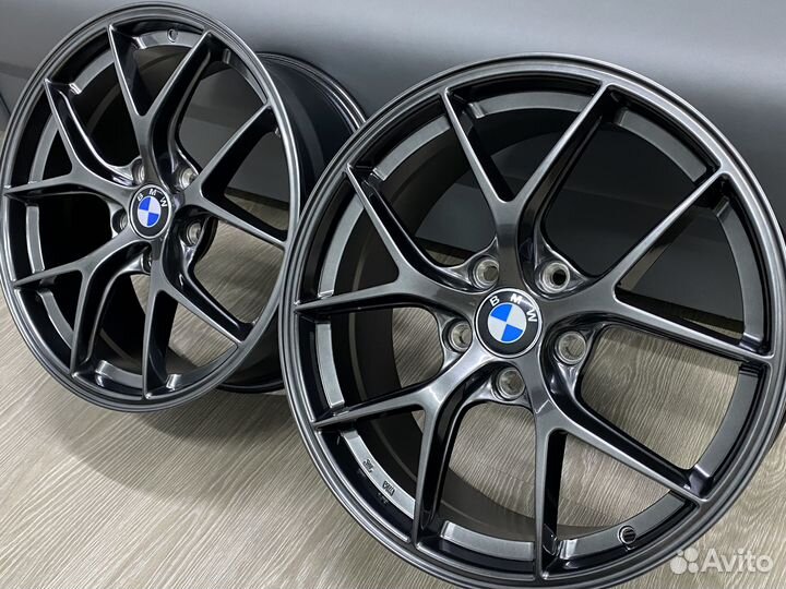 Диски одноширокие XTX001 R18 5*120 на BMW F10 F30