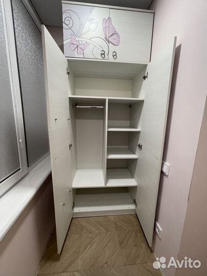 Шкаф двухстворчатый детский