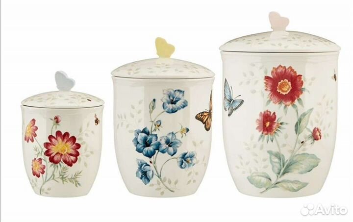 Набор банок Lenox Butterfly Meadow Ленокс