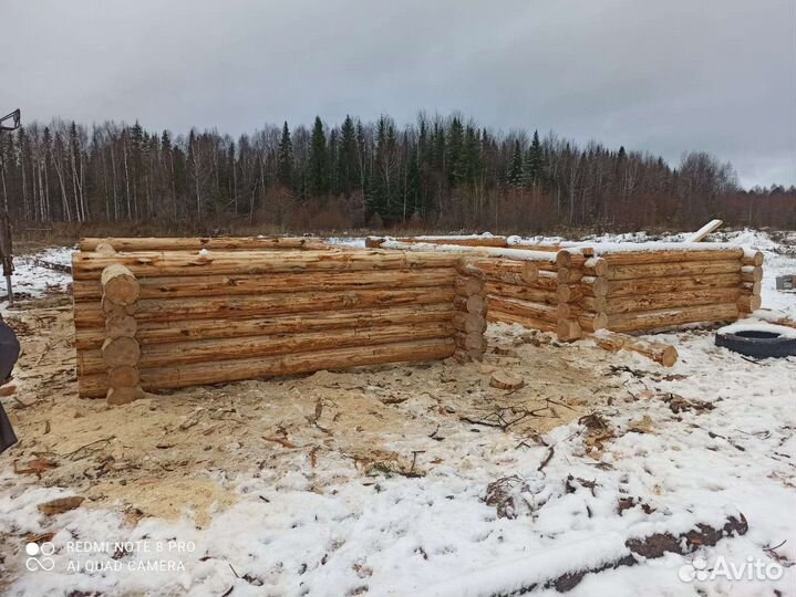 Срубы бань,домов