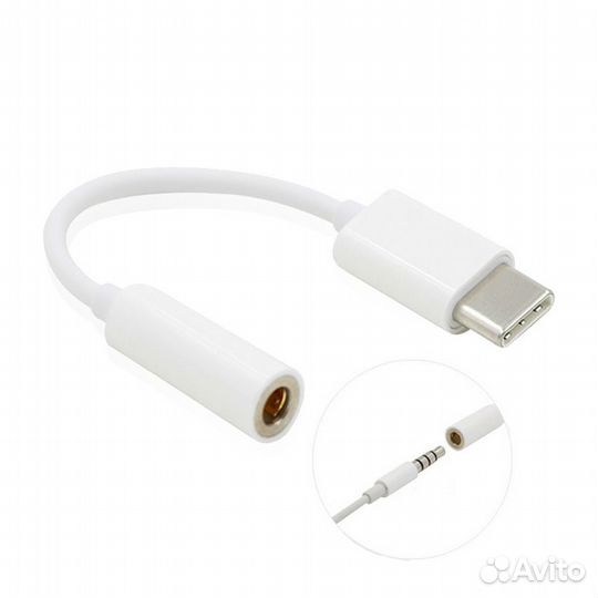 Адаптер-Переходник Type-C на Вход mini Jack 3,5мм