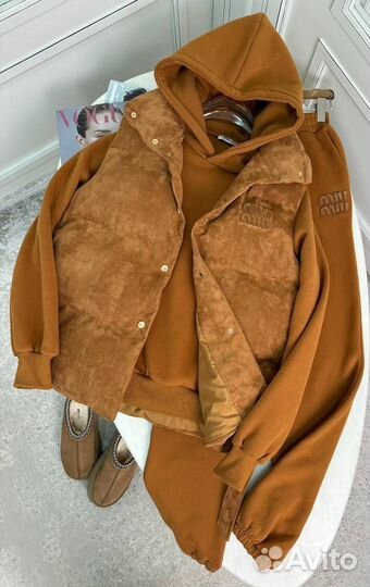 Костюм тройка miu miu 5 цветов женский