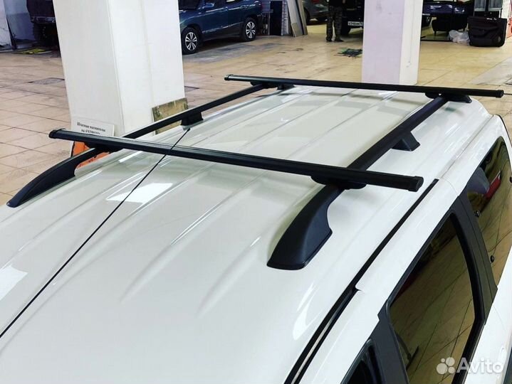 Багажник на крышу для LADA Largus. Цвет черный
