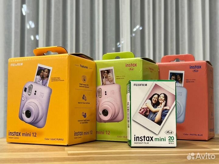 Instax mini 12 с картриджем