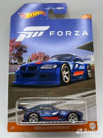 Hot Wheels Bmw Z4 M Motorsport (Синий)