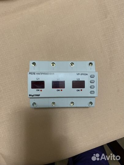 Реле напряжения digitop 3 фазы vp3f63a