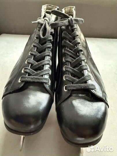 Мужские коньки СССР 45 р кожа утепленные
